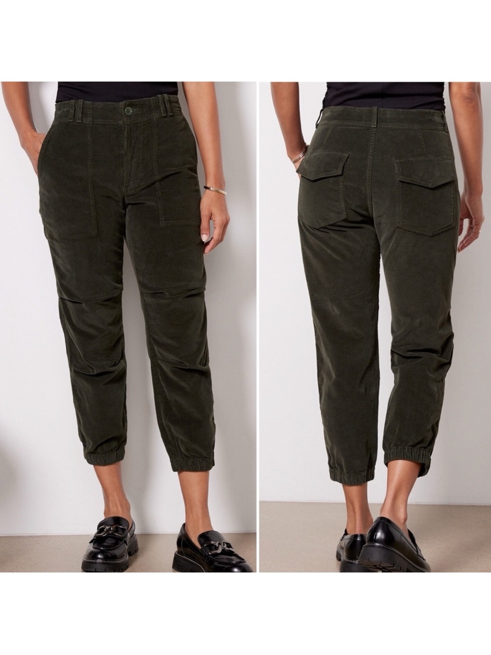 Citizens of Humanity - Baby Cord Agni Utility Pant - Seaweed - size 28